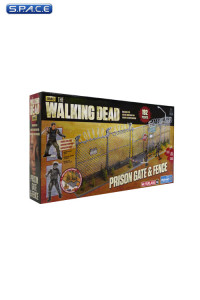 Prison Gate and Fence Building Set Walmart Exculsive (The Walking Dead)