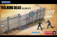 Prison Gate and Fence Building Set Walmart Exculsive (The Walking Dead)