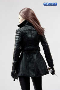 1/6 Scale Nikita Female Agents Leather Coat Set A