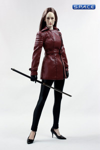 1/6 Scale Nikita Female Agents Leather Coat Set B