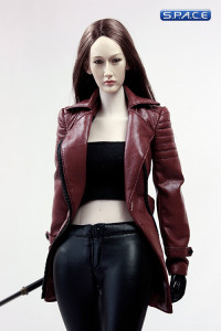 1/6 Scale Nikita Female Agents Leather Coat Set B