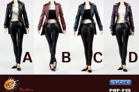 1/6 Scale Nikita Female Agents Leather Coat Set B