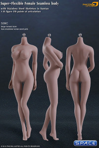 1/6 Scale Seamless Female suntan emulated Body large breast / headless (Super-Flexible)