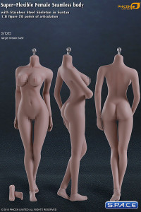 1/6 Scale Seamless Female suntan Body removable feet / large breast / headless (Super-Flexible)