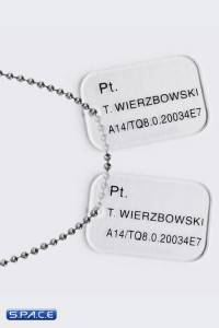 Colonial Marines T. Wierzbowski Dog Tags (Aliens)