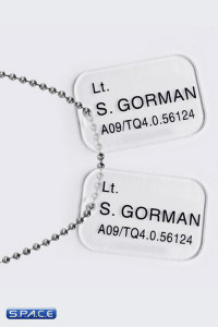 Colonial Marines S. Gorman Dog Tags (Aliens)