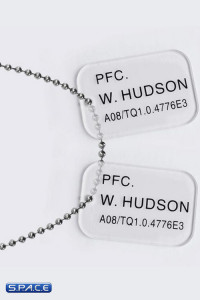 Colonial Marines W. Hudson Dog Tags (Aliens)