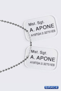 Colonial Marines A. Apone Dog Tags (Aliens)
