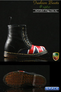 1/6 Scale British Flag Boots Version A - Toe Cap