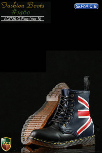 1/6 Scale British Flag Boots Version B - Heel Collar