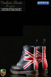 1/6 Scale British Flag Boots Version B - Heel Collar