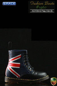 1/6 Scale British Flag Boots Version B - Heel Collar