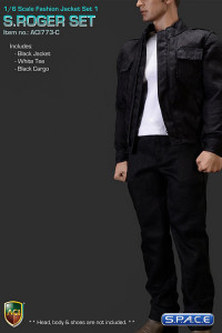 1/6 Scale S. Roger Fashion Jacket Set 1 (Black)