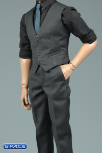 1/6 Scale dark-grey Gentleman Suit