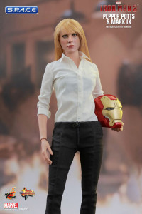 1/6 Scale Pepper Potts & Mark IX Movie Masterpiece Set MMS311 (Iron Man 3)