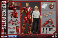 1/6 Scale Pepper Potts & Mark IX Movie Masterpiece Set MMS311 (Iron Man 3)