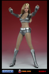 1/6 Scale silver Cheerleading Clothing Set
