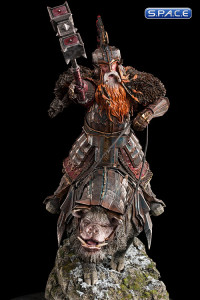 Dain Ironfoot on War Boar Statue (The Hobbit: The Battle of the Five Armies)