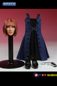 1/6 Scale Sylvia Dress and Head Set