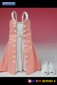 1/6 Scale Fit & Flare Dress (pink)