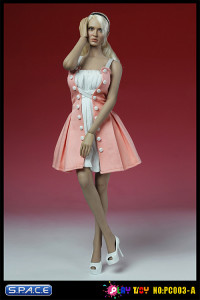 1/6 Scale Fit & Flare Dress (pink)