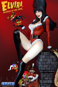 Elvira Scary Christmas Maquette (Elvira - Mistress of the Dark)
