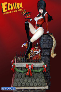 Elvira Scary Christmas Maquette (Elvira - Mistress of the Dark)