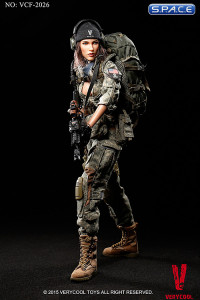 1/6 Scale ACU Camo Female Shooter