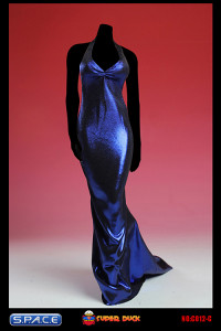 1/6 Scale blue Elegant Dress
