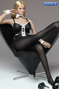 1/6 Scale black Bunny Chair