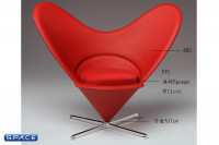 1/6 Scale red Bunny Chair