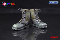 1/6 Scale green Combat Boots