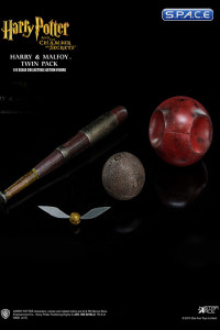 1/6 Scale Harry Potter & Draco Malfoy Quidditch Version Twinpack (Harry Potter and the Chamber of Secrets)