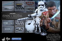 1/6 Scale Finn and First Order Riot Control Stormtrooper Movie Masterpiece Set (Star Wars)