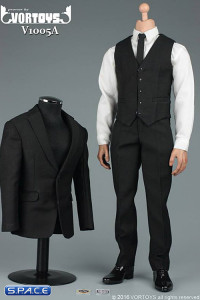 1/6 Scale black Gentleman Suit 2.0 Set