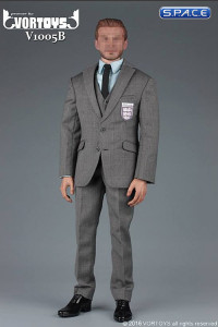 1/6 Scale grey Gentleman Suit 2.0 Set