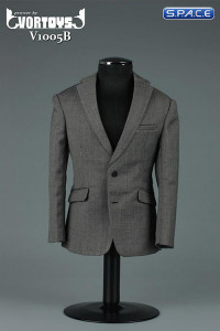 1/6 Scale grey Gentleman Suit 2.0 Set