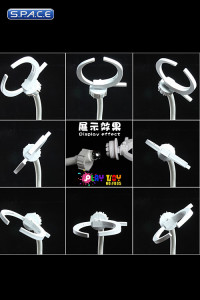 1/6 Scale flexible 30cm Figure Stand (silver)