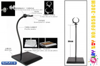 1/6 Scale flexible 30cm Figure Stand (black)