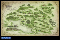 Map of Hobbiton Art Print (The Hobbit)
