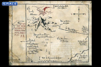 Thorins Map - Parchment Art Print (The Hobbit)