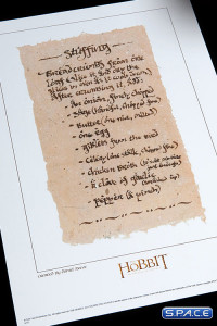 Recipes from Bag End Art Print (The Hobbit)