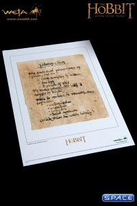 Recipes from Bag End Art Print (The Hobbit)