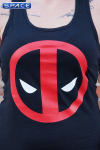 Deadpool Logo Girlie Tank Top black (Marvel)