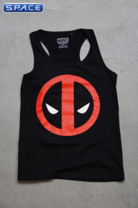 Deadpool Logo Girlie Tank Top black (Marvel)