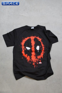 Deadpool Splash Logo T-Shirt black (Marvel)