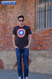 Captain America Logo T-Shirt brown (Marvel)