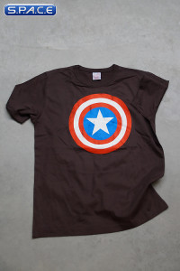 Captain America Logo T-Shirt brown (Marvel)