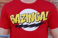 Bazinga T-Shirt red (Big Bang Theory)