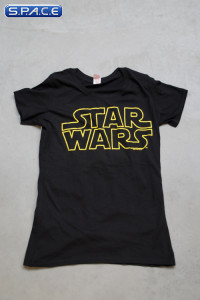 Star Wars Logo Girlie T-Shirt black (Star Wars)
